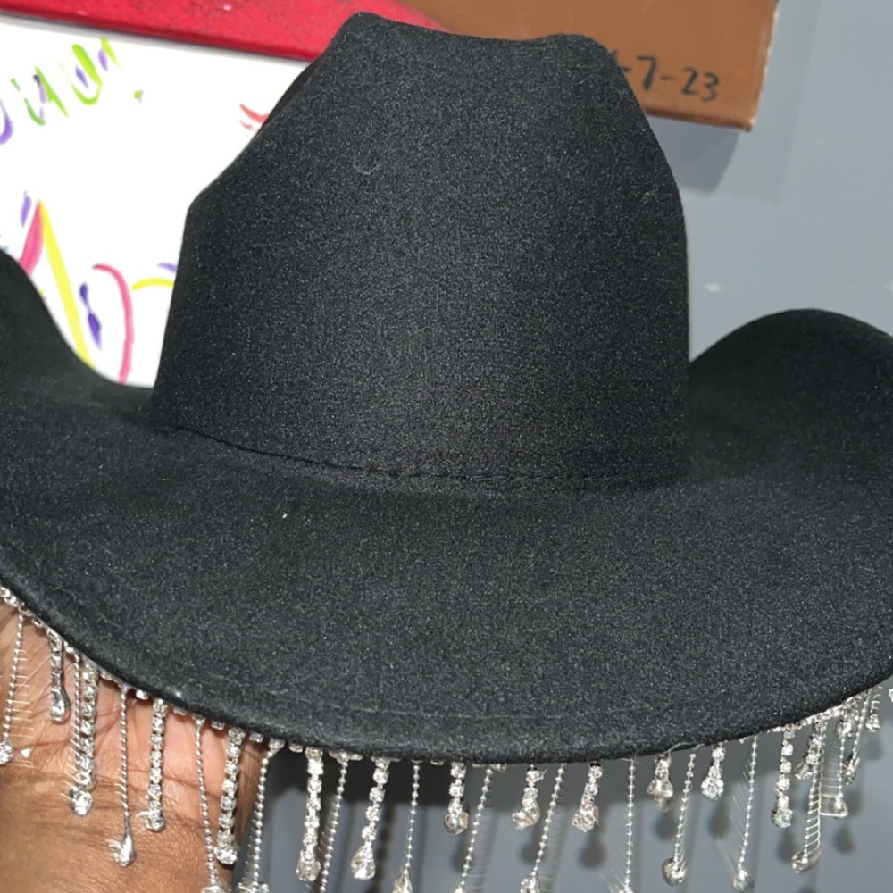 Cowgirl rhinestone hat